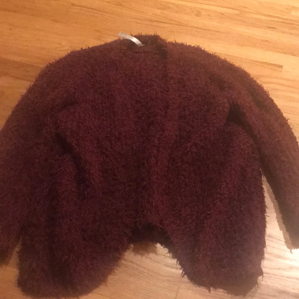 Retro shag cardigan
